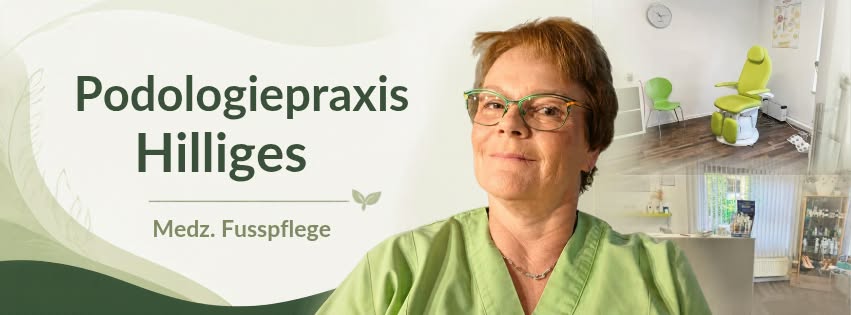 Kerstin Hilliges in den Räumen der Podologiepraxis Hilliges